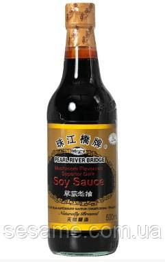 Грибной соевый соус Pearl River Bridge 500 мл Харьков - изображение 1
