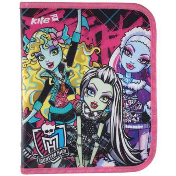 Папка для зошитів на блискавці B5 "Kite" MH13-203K "Monster High", шт Київ
