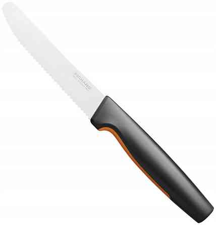 Набір Кухонних ножів 5 предметів з дерев'яною підставкою Fiskars "Functional Form" (1062927) Нержаві Нововолинськ