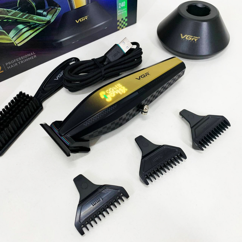 Машинка для стрижки волос и затылка VGR V-992, Малошумная машинка для стрижки волос LO-61 Львов - изображение 8