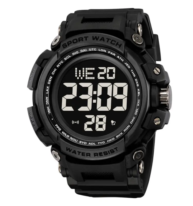 Часы мужские наручные спортивные Skmei 2422 (Черный) Винница - изображение 1