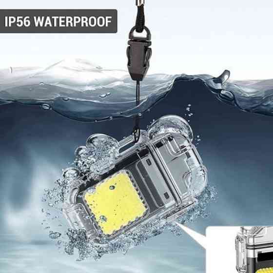 Зажигалка спиральная водонепроницаемая электронная с LED фонариком и зарядкой от USB CW-33 Львов