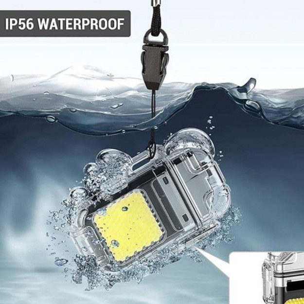 Зажигалка спиральная водонепроницаемая электронная с LED фонариком и зарядкой от USB CW-33 Львов - изображение 3