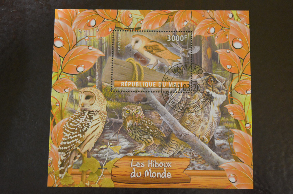 Малі. Марки. Фауна. Блок. 2020 рік (В-4) Полтава - фото 1