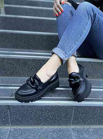 Olli Туфлі жіночі OLLI T-245-Астра чорні (весна-осінь, шкіра натуральна) (4771) лише 39р. Коломия