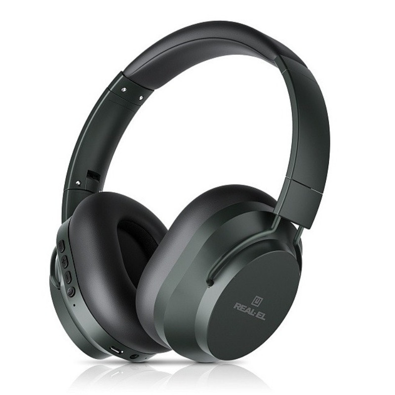 Bluetooth-гарнітура REAL-EL GD-865 Dark Green Зелений Харків - фото 1