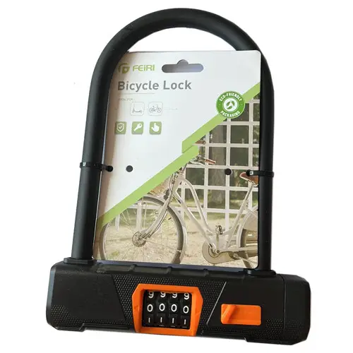 Кодовый велосипедный замок Дуга U-Lock Feiri 1825 кодовый замок (4 цифры) Винница