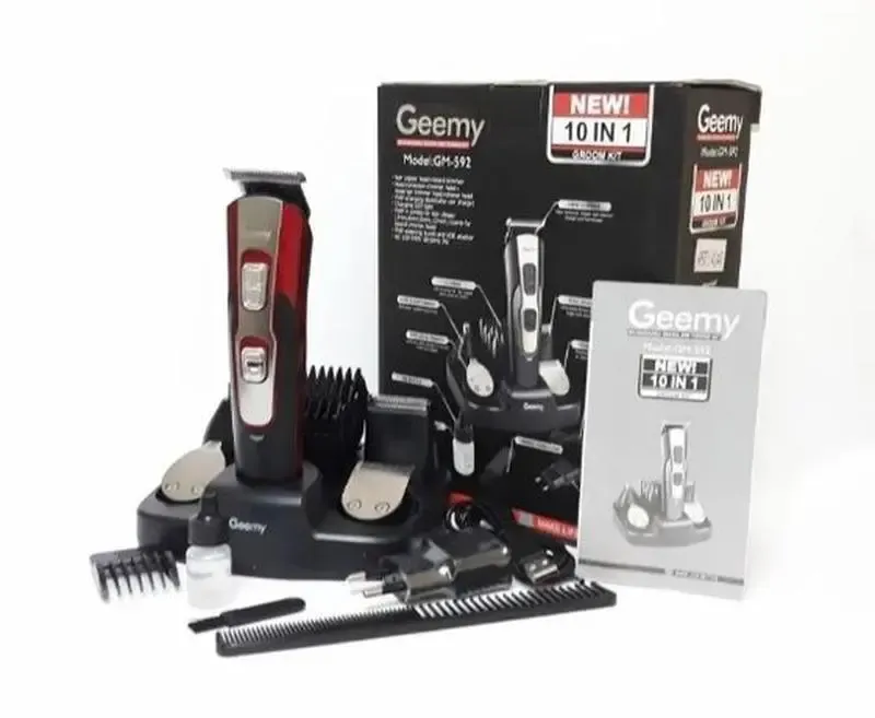 Машинка для стрижки волос Gemei GM-592 10 в 1, Электробритва, триммер Коломыя - изображение 1