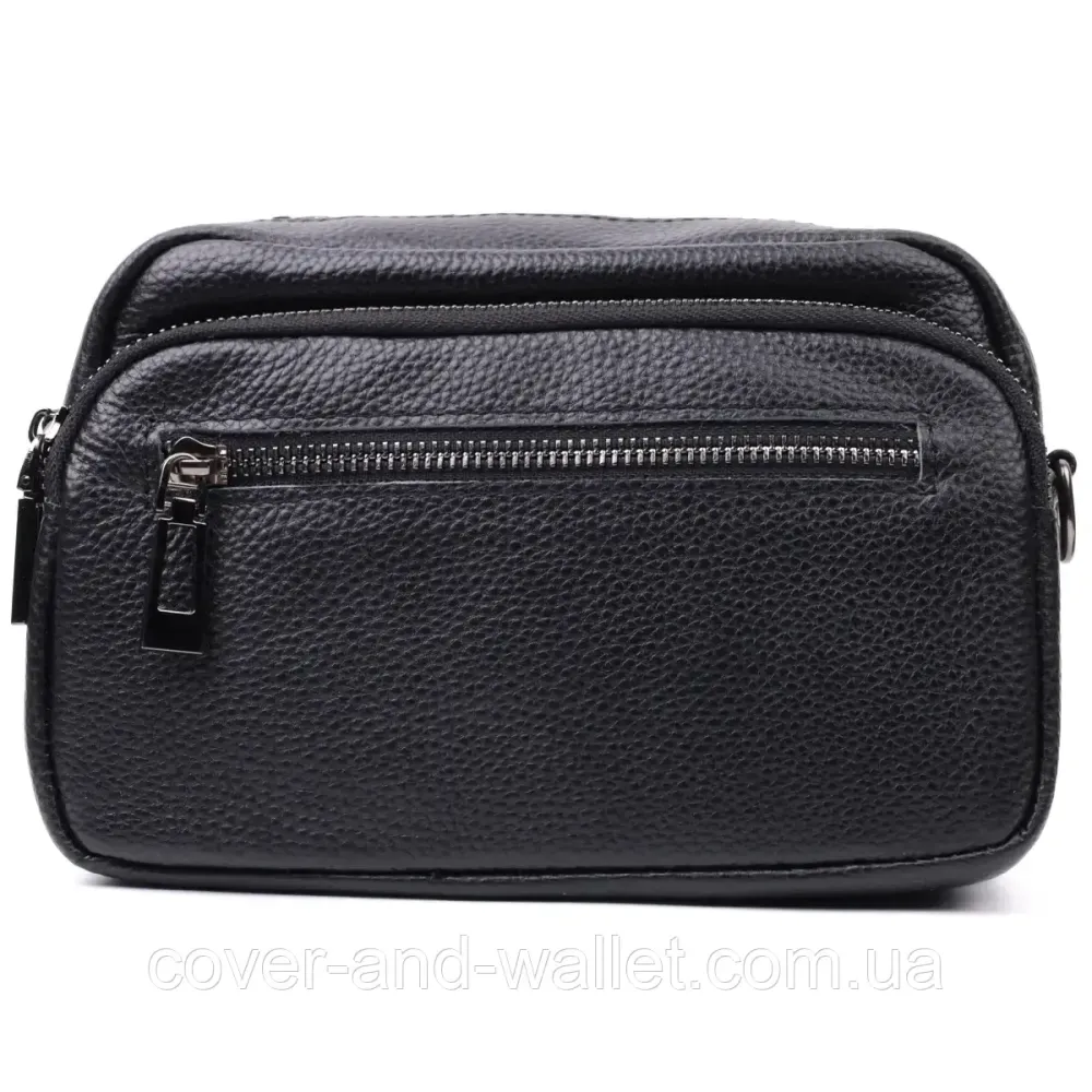 Жіноча сумка з накладною кишенею з натуральної шкіри Київ - фото 5