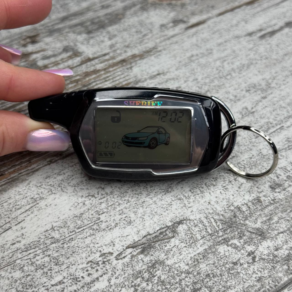 Брелок з ЖК-дисплеєм для сигналізації Sheriff ZX-940, пульт із зворотним зв’язком та індикацією стану Київ - фото 3