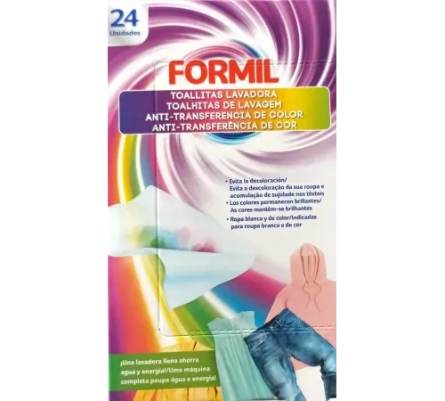 Салфетки-ловушка цвета для стирки Formil 24 шт Львов