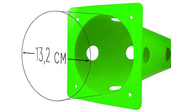 EasyFit Конус-фішка спортивна EasyFit 31 см зелена Коломия
