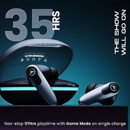 Беспроводные наушники Boult Audio Maverick: Игровой режим (45 мс), 35 ч работы, быстрая зарядка, LED-подсветка Киев - изображение 13