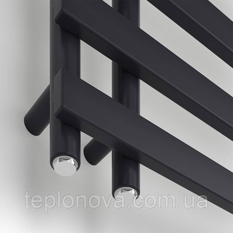 Рушникосушка Ideale чорна Aurora 8/800/450 Чернівці - фото 2