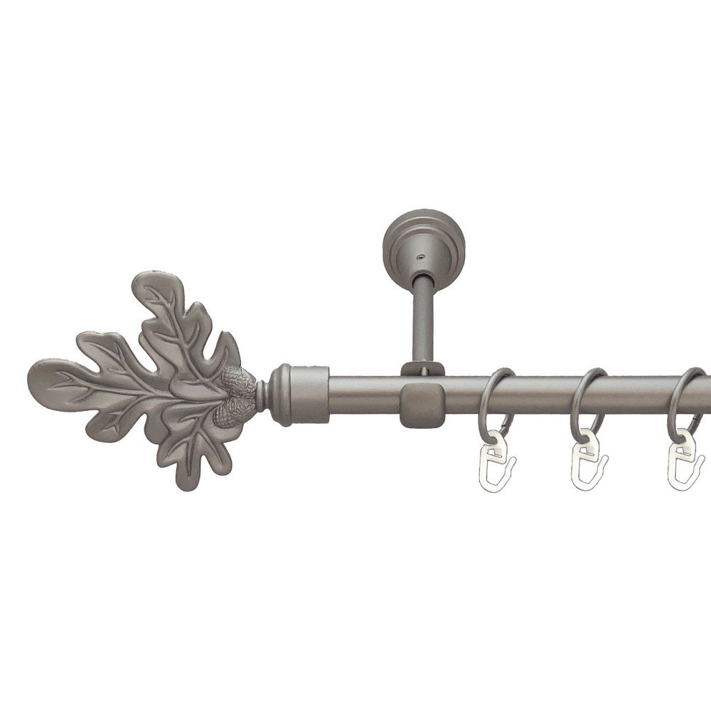 Карниз Orvit Листок Дуба металевий однорядний відкритий Сатин 16 мм 300 см (6091310) Львів - фото 1