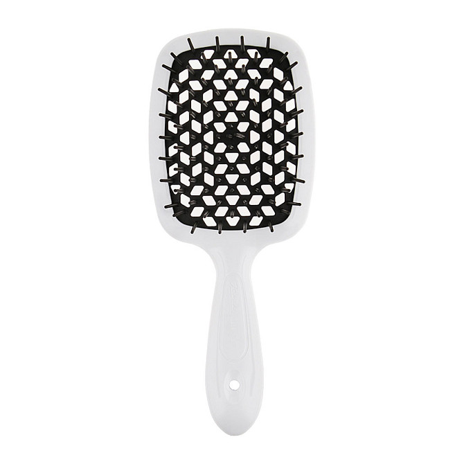 Щітка для волосся біла з чорним Superbrush Janeke Київ - фото 1