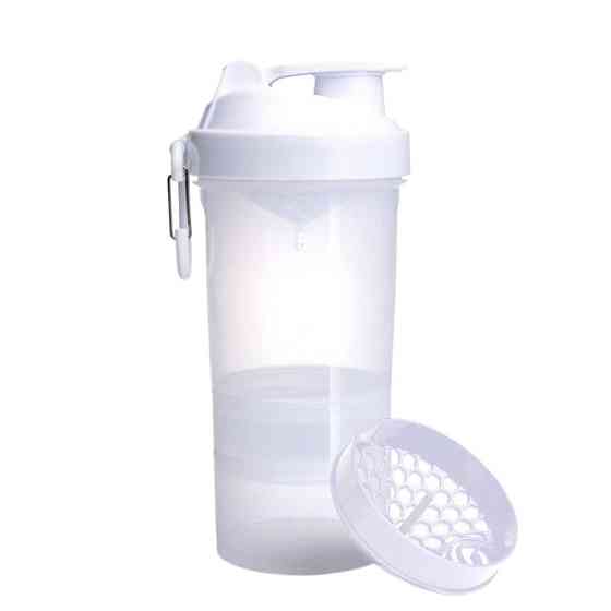 Шейкер спортивный для воды и спортивного питания SmartShake Original2GO 600ml 600ml Pure White Киев