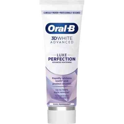 Зубная паста Oral-B 3D White Advanced Luxe Perfection Прохлада перечной мяты 75 мл (8700216922784) Винница