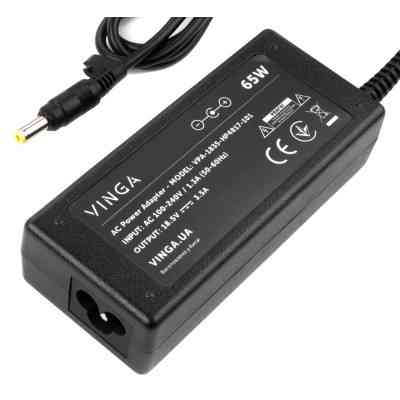Блок питания к ноутбуку Vinga HP 65W 18.5V 3.5А 4.8*1.7 (VPA-1835-HP4817-101) Винница