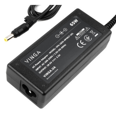 Блок питания к ноутбуку Vinga HP 65W 18.5V 3.5А 4.8*1.7 (VPA-1835-HP4817-101) Винница - изображение 3