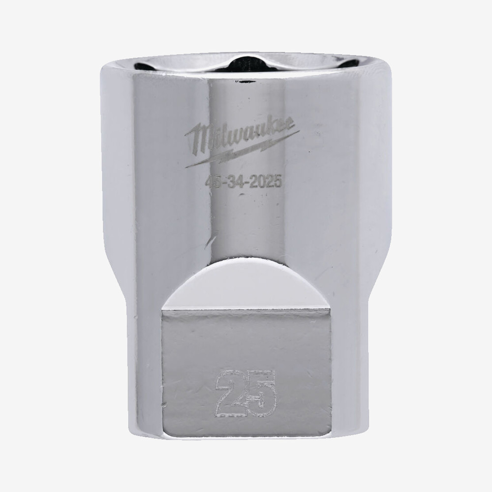 Головка хромированная метрическая 1/2'' MILWAUKEE, 25мм Одесса - изображение 1
