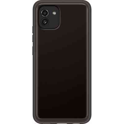 Чохол до мобільного телефона Samsung A03 Soft Clear Cover Black (EF-QA035TBEGRU) Вінниця