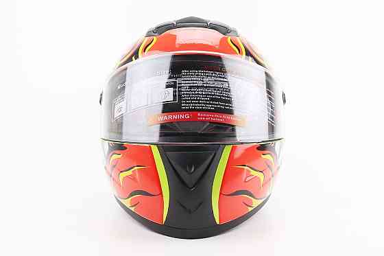 Шолом інтеграл, закритий+окуляри BLD-М61 М (57-58см), ЖОВТО-ПОМАРАНЧЕВИЙ "Buffalo" Київ