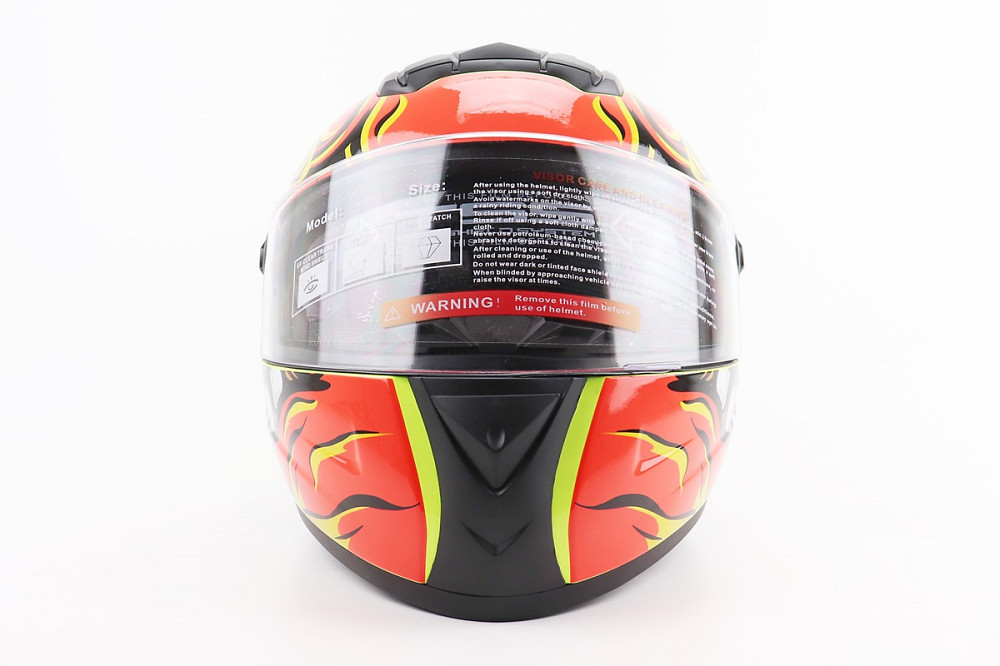 Шолом інтеграл, закритий+окуляри BLD-М61 М (57-58см), ЖОВТО-ПОМАРАНЧЕВИЙ "Buffalo" Київ - фото 4