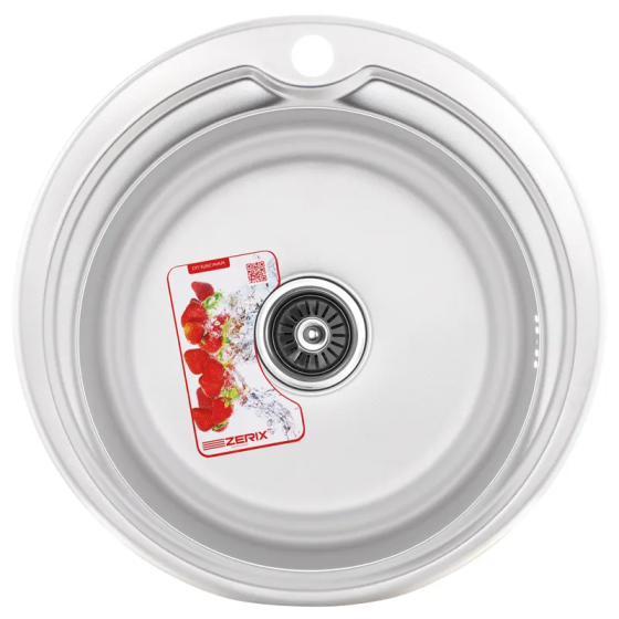 Кухонна мийка Zerix Z510-06-180D (decor) (ZM0585) Киев