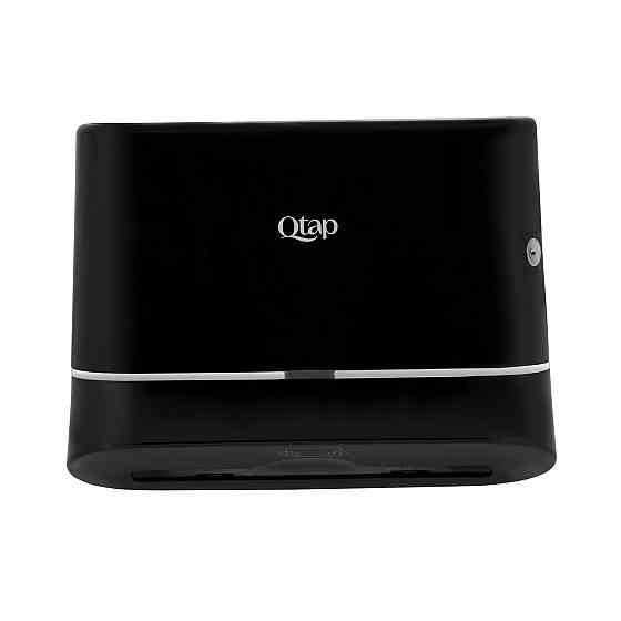 Тримач для паперових рушників Qtap Pohodli 300 мм QTDR600BP Black (Pobut) Київ