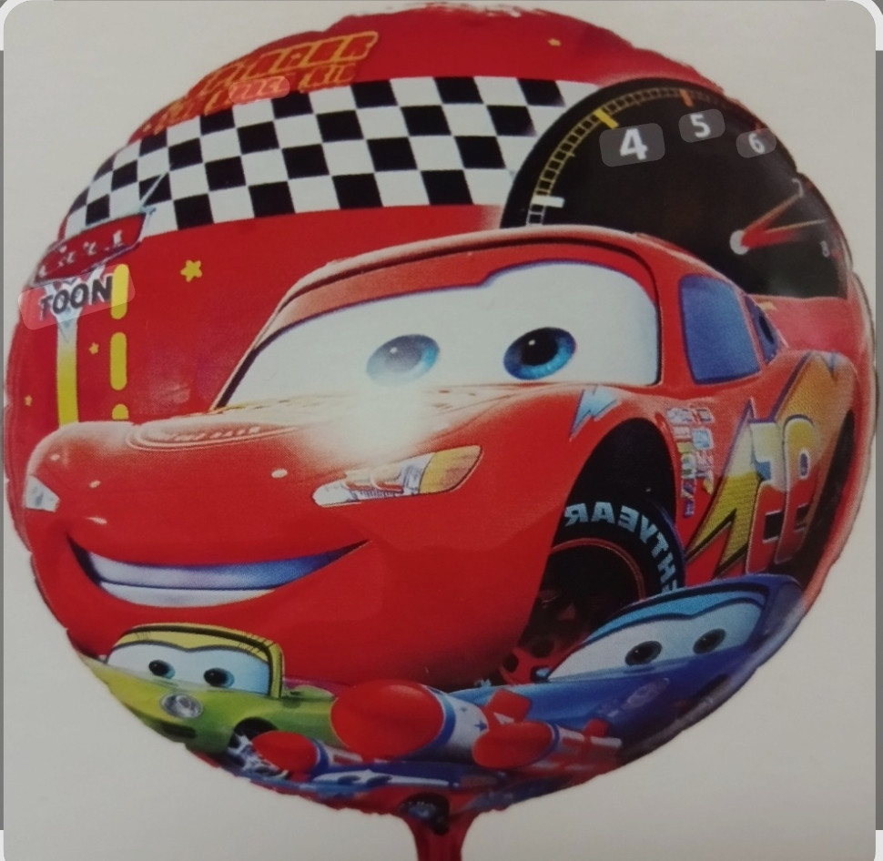 Фольгированные шар тачки 18