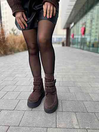 Jasmine Угги жіночі Jasmine коричневі натуральна замша зимові (5724) Коломия