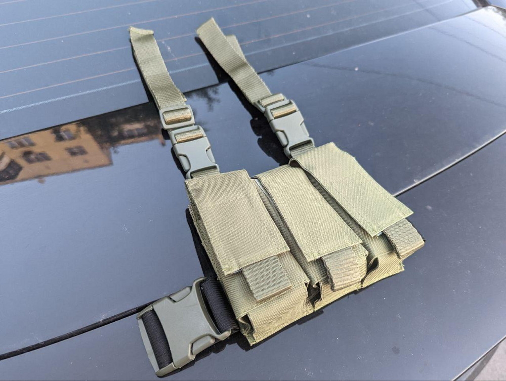 Підсумок ВОГ підгранатник на 3 гранати для РПС на стегно та пояс Кольори: Хижак, Олива (виробник) "K Днепр - изображение 5