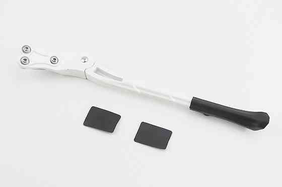 Підніжка бокова задня для 26", кріплення за перо рами, алюмінієва, біла HS-016 Київ