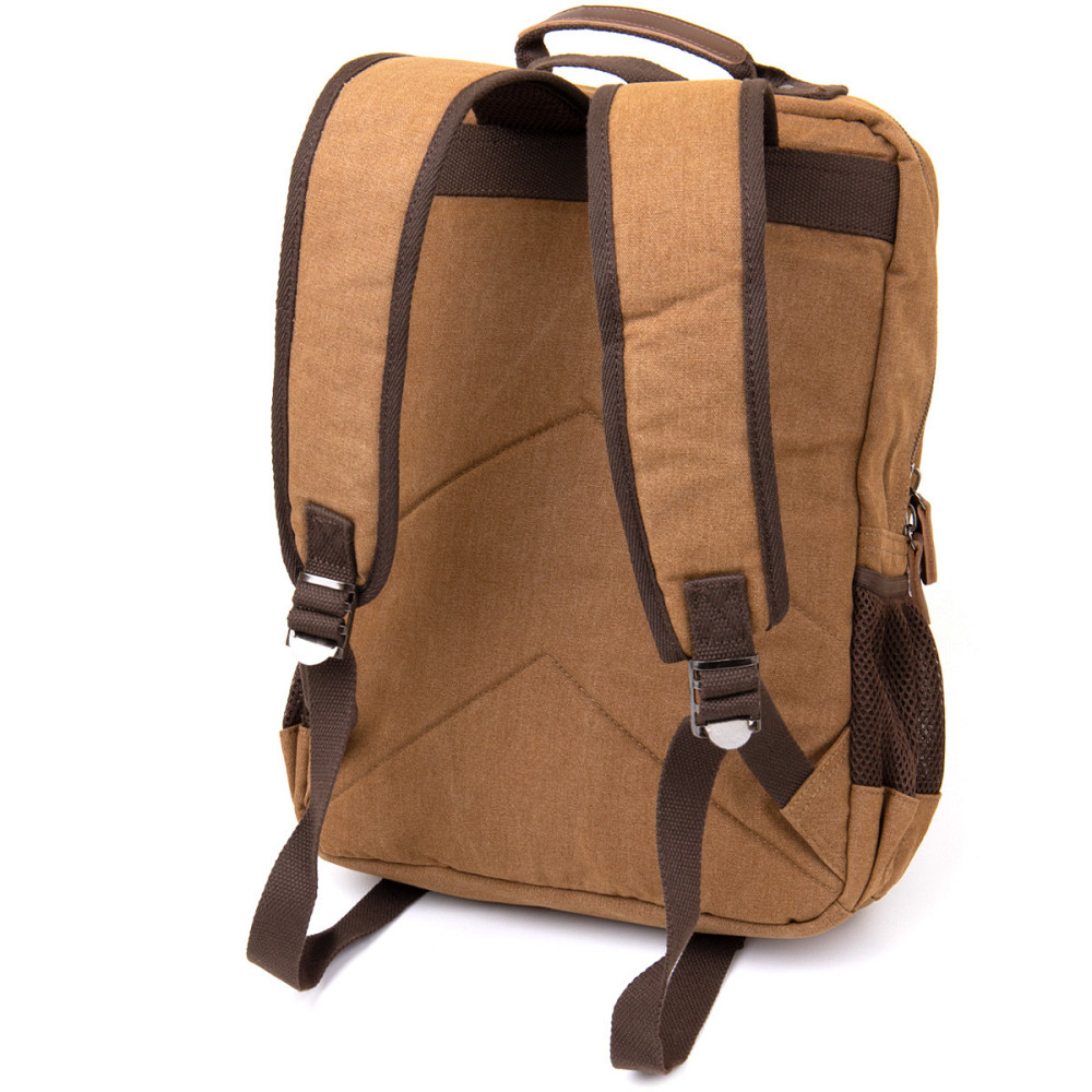 Рюкзак текстильний дорожній унісекс Vintage 20619 Коричневий Київ - фото 2