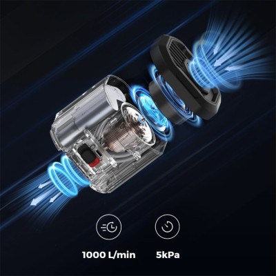 Насос для надувних меблів Flextail Evo Pump 3, 1000 л/хв, чорний (EP3G1300-BK-i) Вінниця - фото 4