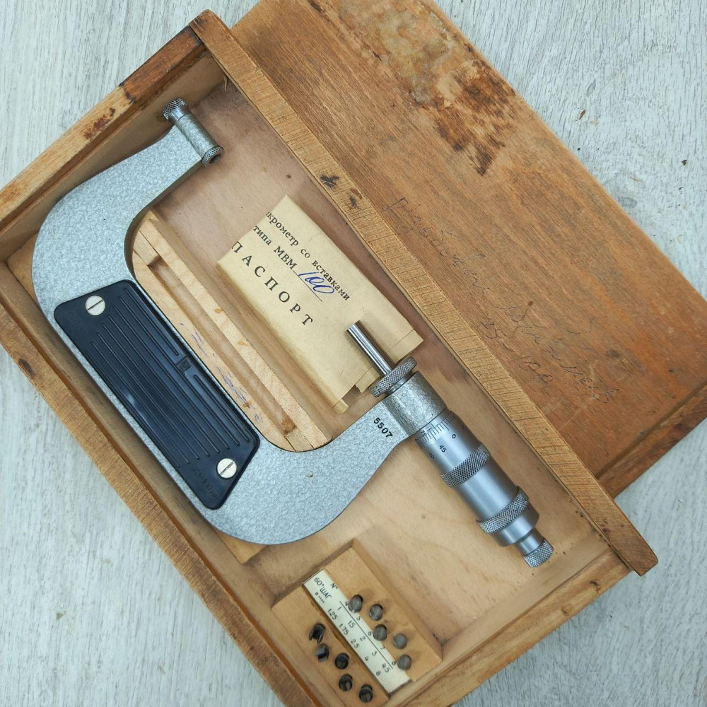 Мікрометр нарізний МВМ 75-100 КрІн Харків - фото 4