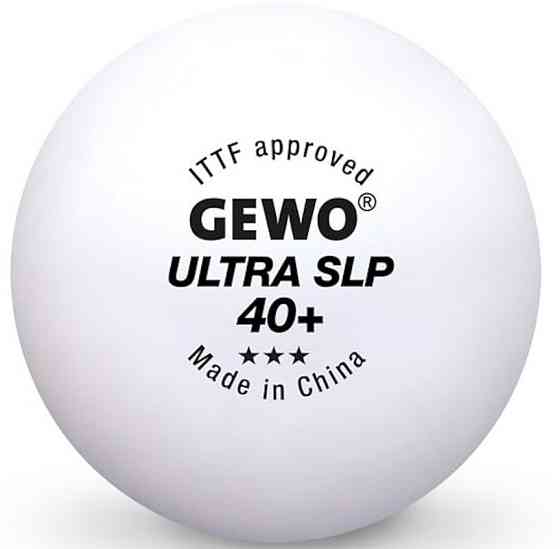 М'ячі для настільного тенісу Gewo Ultra SLP 40+ ITTF 6 шт (81351200) Київ