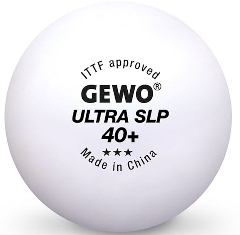 М'ячі для настільного тенісу Gewo Ultra SLP 40+ ITTF 6 шт (81351200) Київ - фото 1