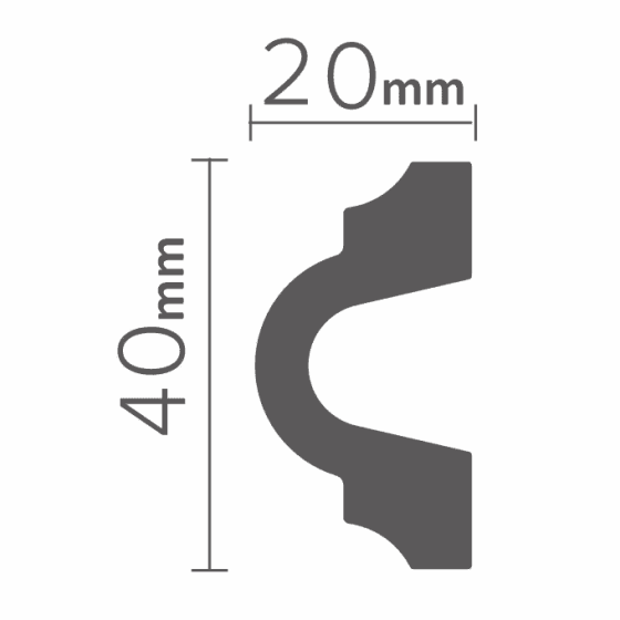 Молдинг полимерный Grand Decor HCR 518 Днепр