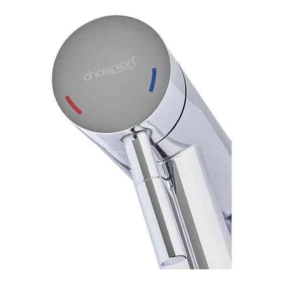 Смеситель для умывальника Champion SUS-001-A из нержавеющей стали хромированный (CH6202) Харьков