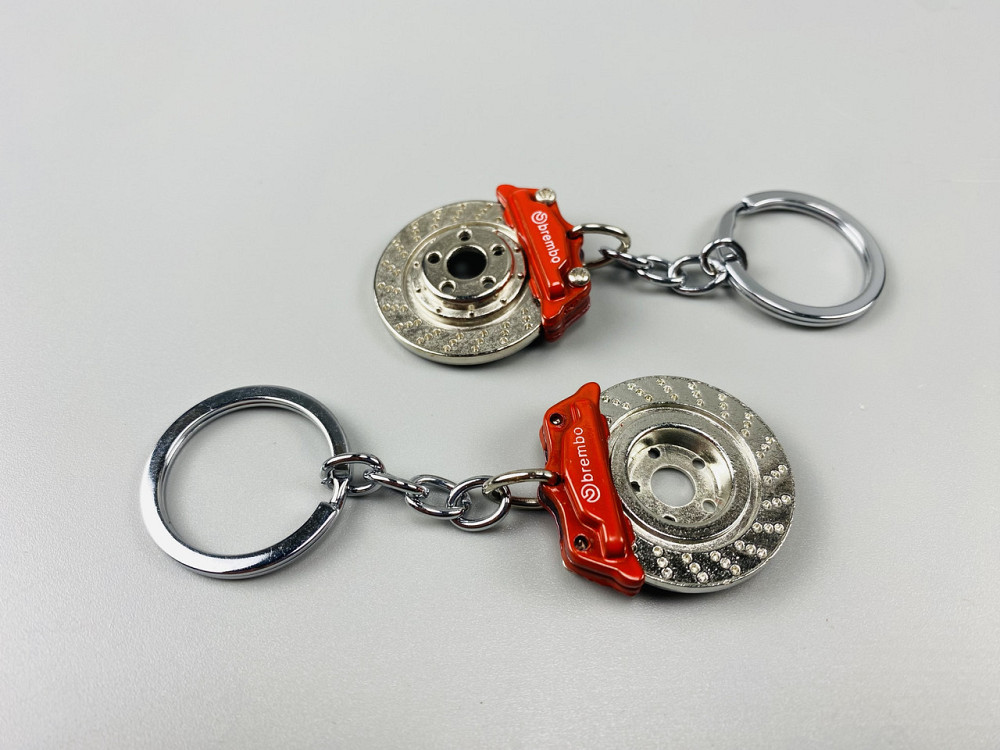 Брелок диск гальмівний + супорт 31мм (діаметр) х 95мм (довжина), брелок на автомобільні ключі Мукачево - фото 6