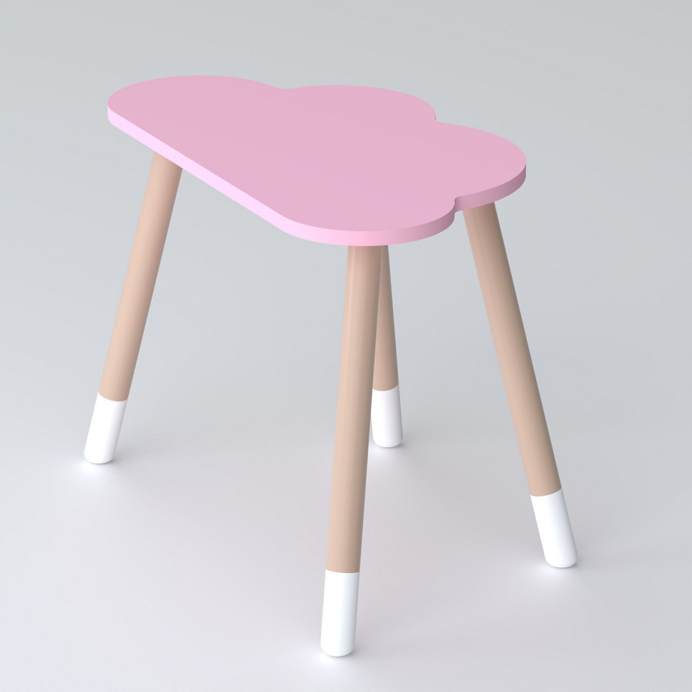 Дитячий стіл хмаринка 46х70х40, столик трюмо для дівчаток, рожевий Київ - фото 1