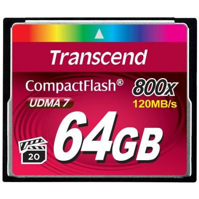 Карта пам&apos;яті Transcend 64GB 800x (TS64GCF800) Вінниця - фото 1