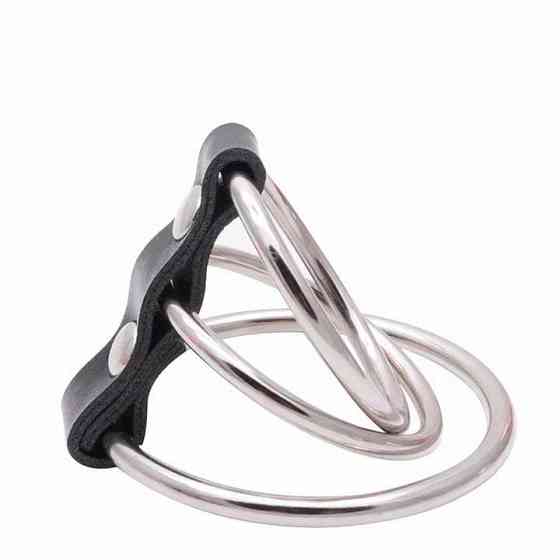 Стальной фиксатор на пенис 