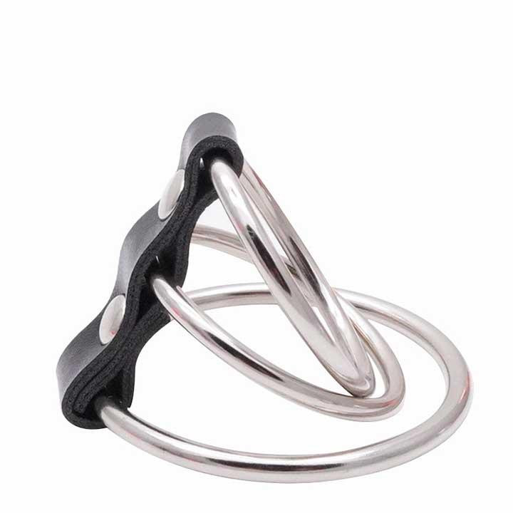 Стальной фиксатор на пенис 