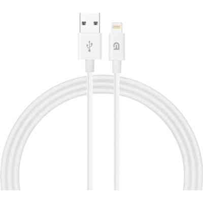 Дата кабель USB 2.0 AM to Lightning 1.2m AMD818L white Armorstandart (ARM64302) Вінниця
