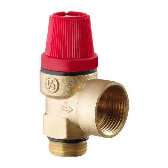 Клапан запобіжний ВЗ 1/2"х3/4" Koer KR.1261 (6 бар) (KR3108) Київ