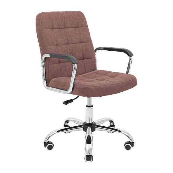 Офісне Крісло Керівника Brooks Piastra Хром Коричневий Київ
