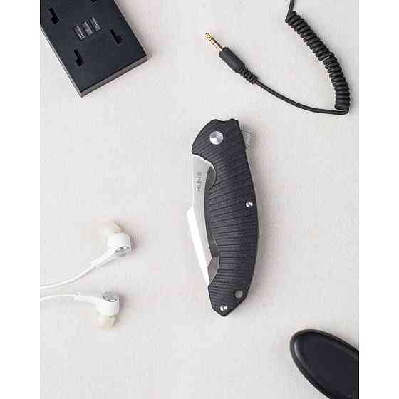 Ніж складаний туристичний Ruike P851-B, (8.9 см) 14C28N / G10 чорний Київ